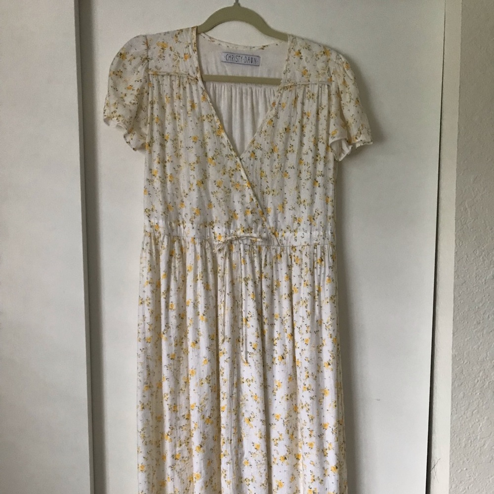 CHRISTY DAWN Yellow Chamomile Dawn Dress